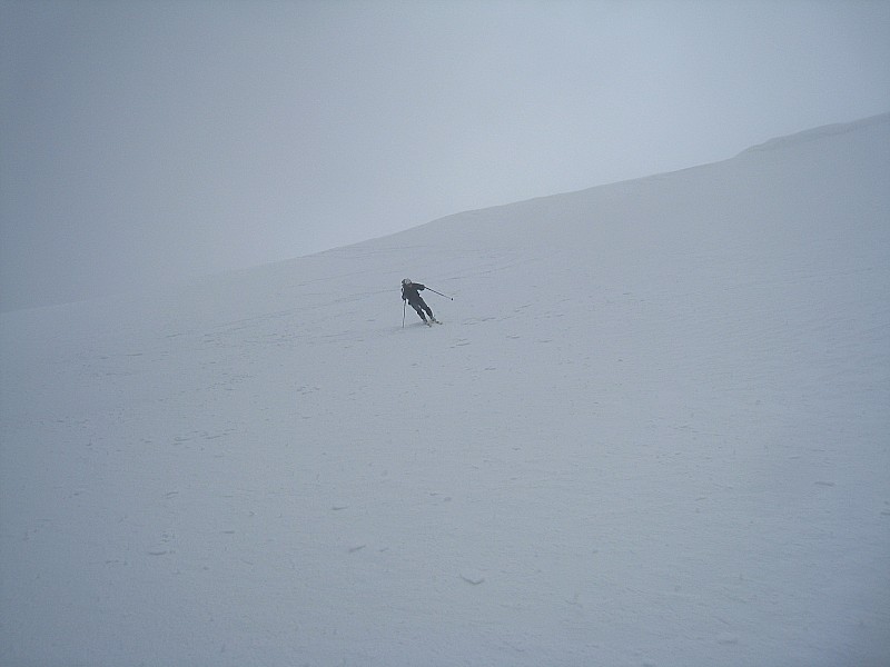 #18 Couloir : Départ en poudre tassée. Couloir : Départ en poudre tassée.