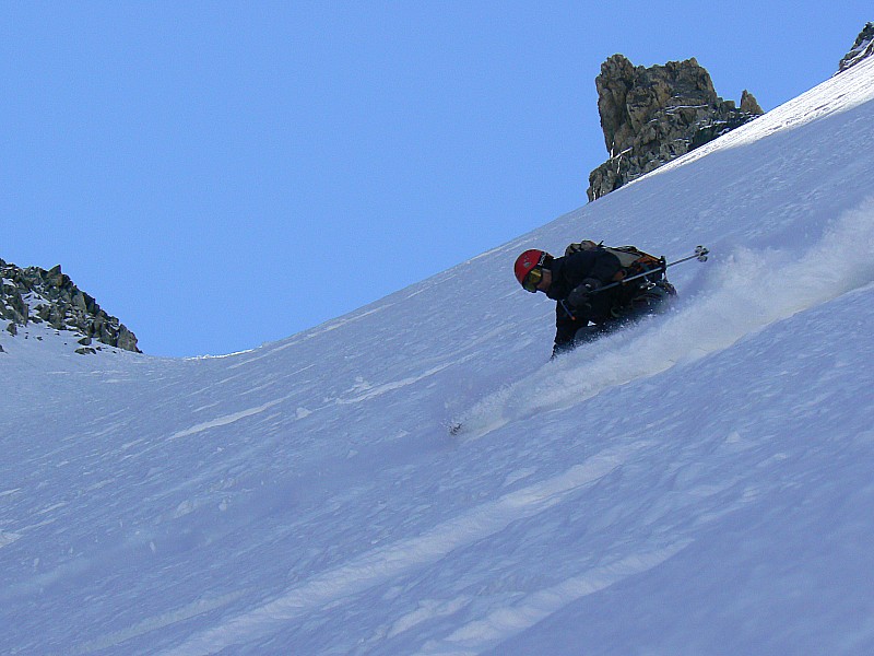 #3 descente : belle neige dans le haut descente : belle neige dans le haut