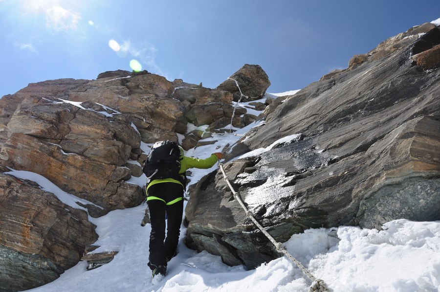 Punta Baseï : Equipement bienvenu, et tant pis pour les puristes.