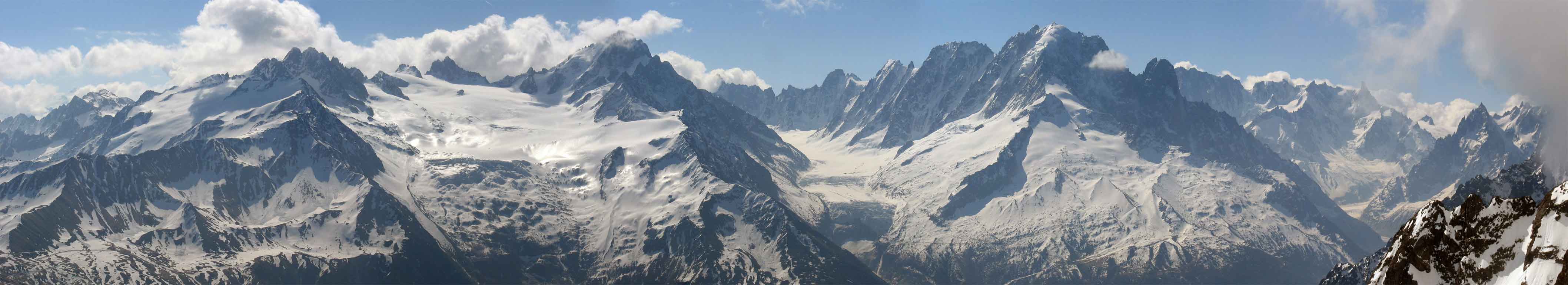 #3 pano Mont Blanc : vue panoramique du sommet pano Mont Blanc : vue panoramique du sommet