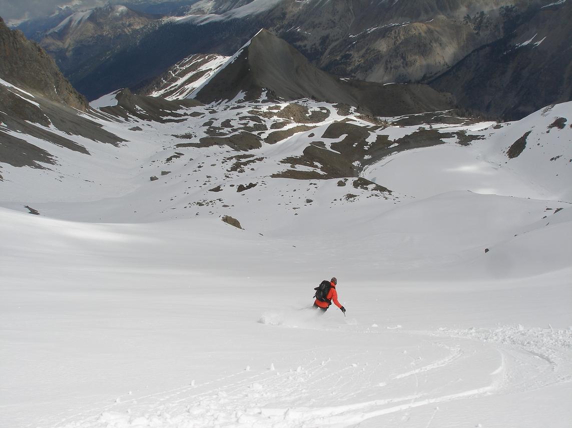 #21 au dessus du lac : moins de poudre mais bon ski au dessus du lac : moins de poudre mais bon ski
