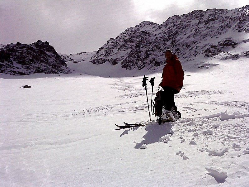 #8 Cime de la Cochette : Franck en bas du vallon de la Cochette Cime de la Cochette : Franck en bas du vallon de la Cochette