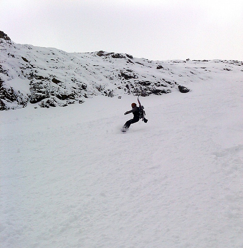 #7 Cime de la Cochette : fred dans la descente Cime de la Cochette : fred dans la descente