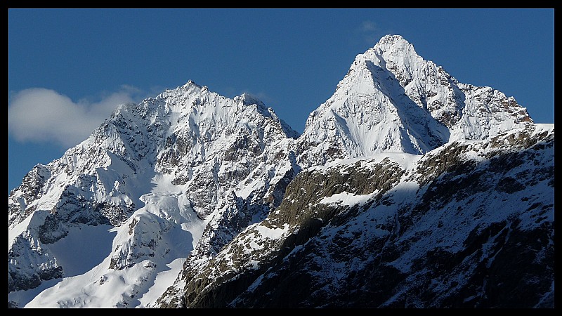 #2 Sommets platrés : Les sommets ont retrouvés une couleur hivernale. Sommets platrés : Les sommets ont retrouvés une couleur hivernale.