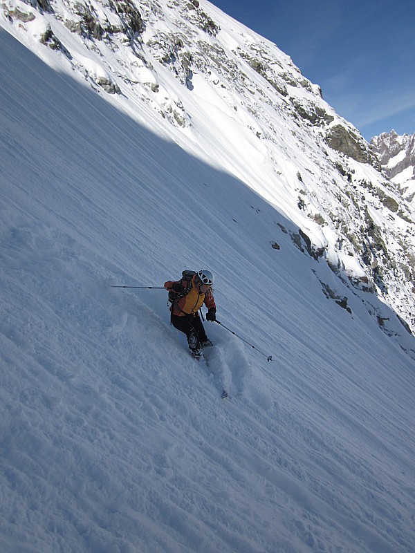 #9 Couloir Nord de Roche Faurio : Poudreuse... Couloir Nord de Roche Faurio : Poudreuse...