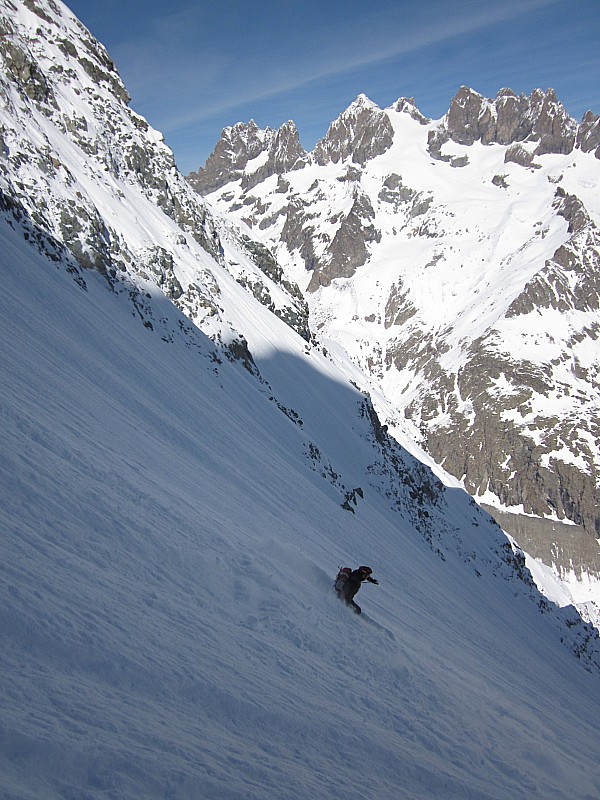 #10 Couloir Nord Roche Faurio : Re-poudreuse Couloir Nord Roche Faurio : Re-poudreuse