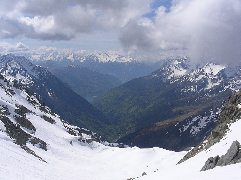 #11 Vallée de l Vallée de l'eau d'Olle : Au col du Vouteret, vue vers le sud