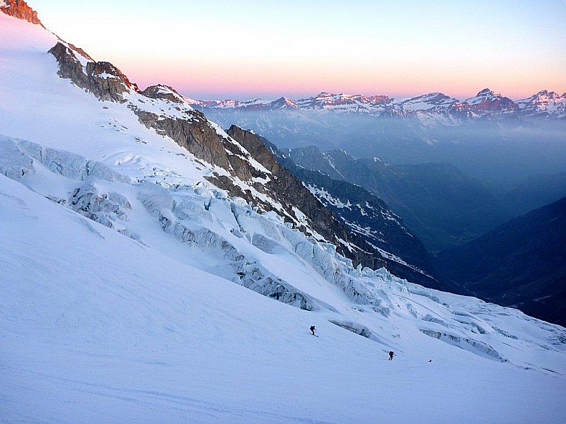 avant le col des Ecandies : c'est pas le moment de finir sa nuit