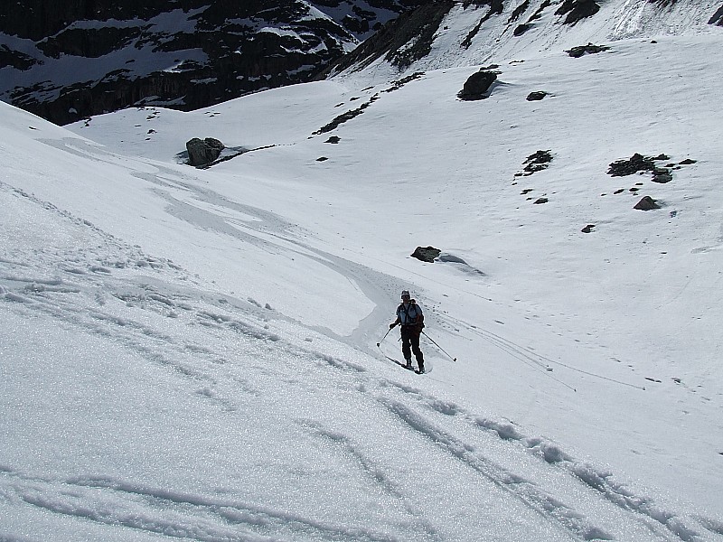 Sur le glacier de Bonne Pierre : Moquette