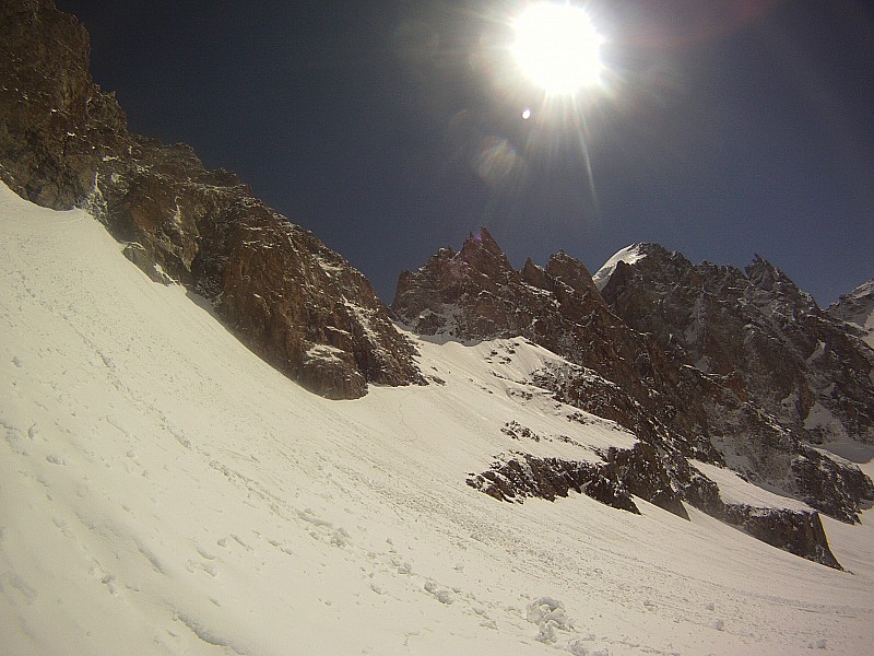 Col des écrins : à la descente