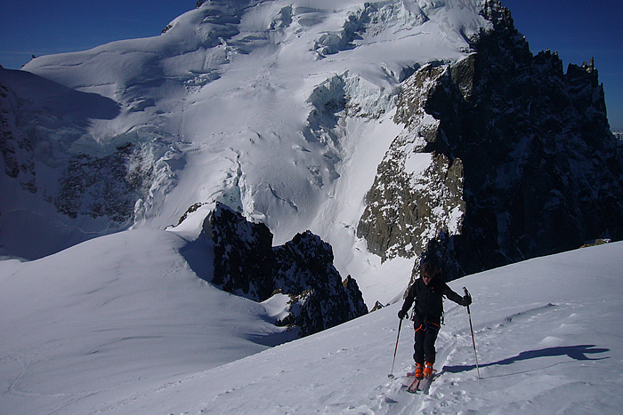 #3 L L'arête. : Sur l'arête rive droite de Roche Faurio.