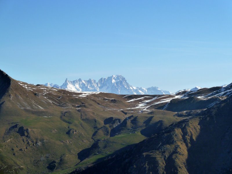 #5 Grandes Jorasses : Grandes Jorasses au dessus du col de la Chal Grandes Jorasses : Grandes Jorasses au dessus du col de la Chal