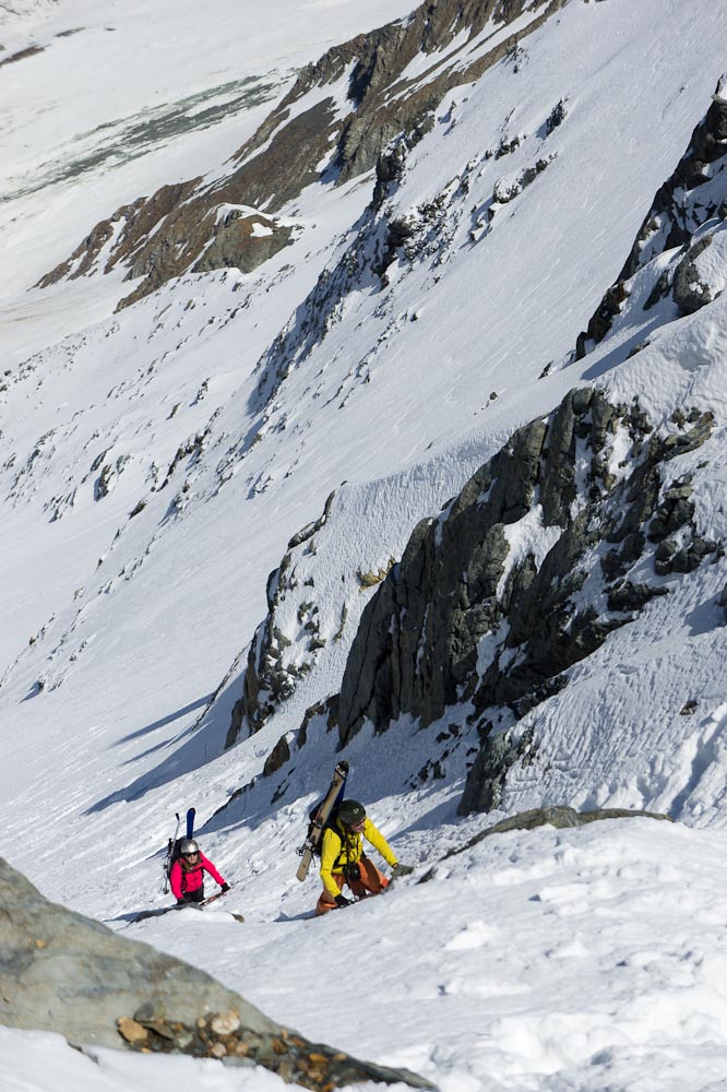#24 Chech et Gaëlle en terminent : sous le col Chech et Gaëlle en terminent : sous le col