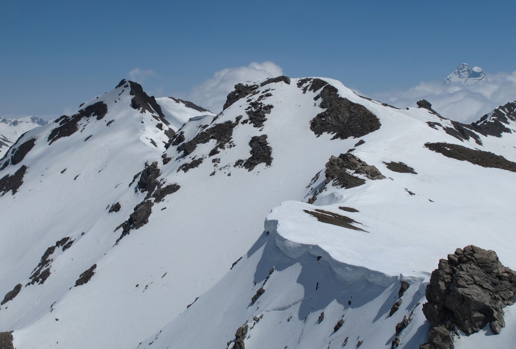 #15 La Tête de Longet... : ...le sommet 3137m et le Viso La Tête de Longet... : ...le sommet 3137m et le Viso