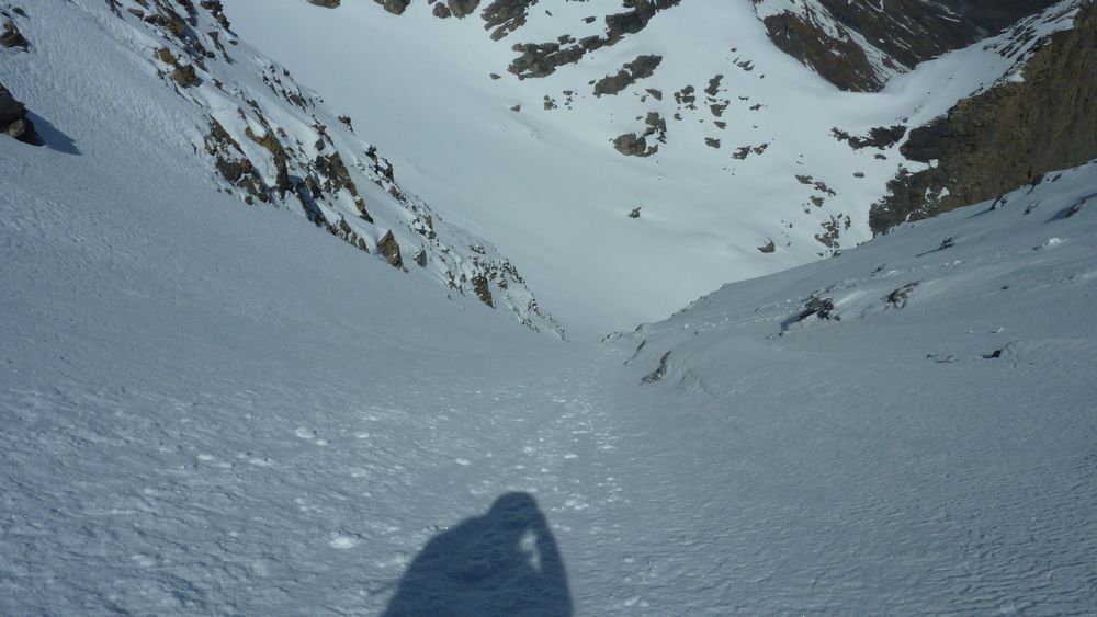 Roche Michel couloir N : la suite s'annonce pas mal...