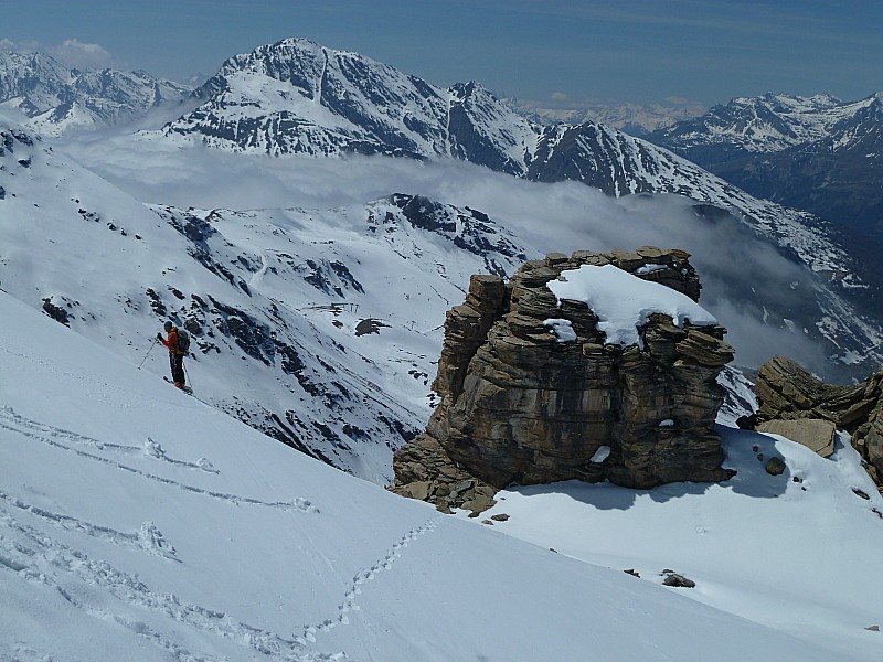 #9 Rochers de la Cailla : atteindre le rocher avant de redescendre sur la station. Rochers de la Cailla : atteindre le rocher avant de redescendre sur la station.