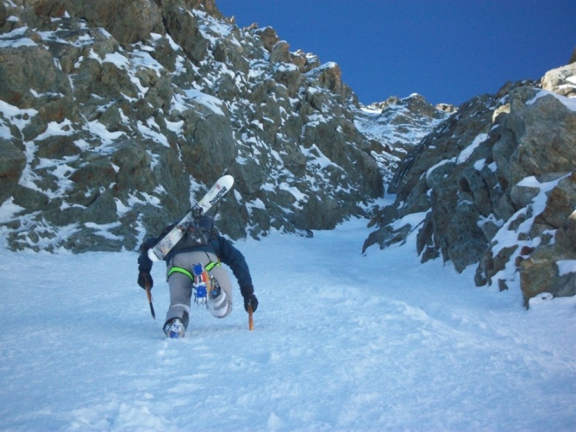 Couloir Macho : Et soudain§... c'est parti. Dans les starting block, Manu montre l'exemple à Usain (ou Christophe, c'est selon)