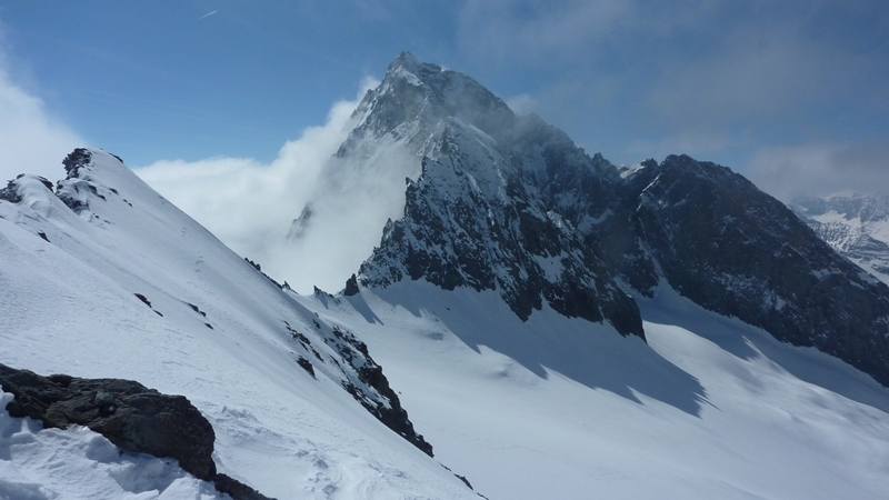 #7 La Bessanèse et le col : Vu de la Dent du Colerin La Bessanèse et le col : Vu de la Dent du Colerin