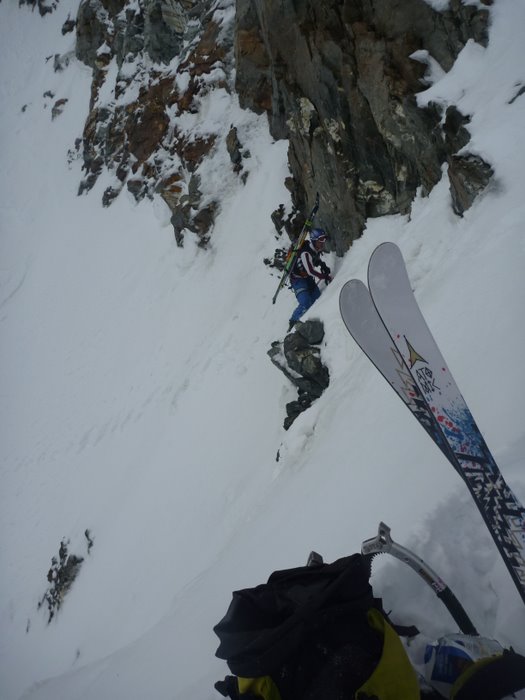 #9 Viso : Apres le remontee, arrivee a la selle Coolidge/Central Viso : Apres le remontee, arrivee a la selle Coolidge/Central