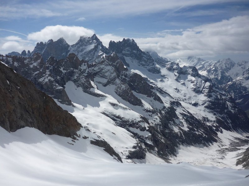 #3 Sommet : vue sur les Ecrins Sommet : vue sur les Ecrins