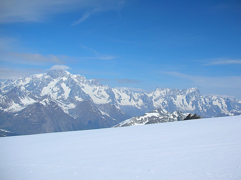Tête du Ruitor : le Mont Blanc est accroché ! ...