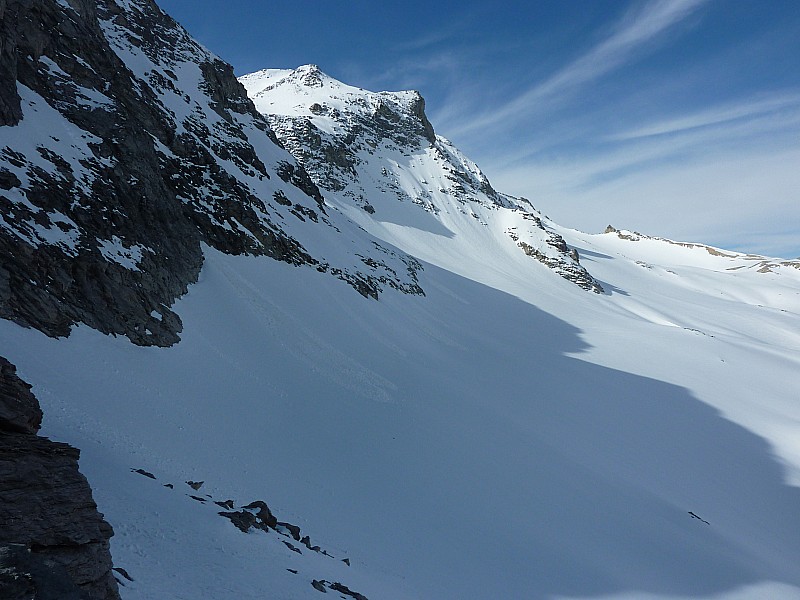 #4 Depuis le col du Gd Cordonnier : vue sur le côté "Sommeiller" Depuis le col du Gd Cordonnier : vue sur le côté "Sommeiller"