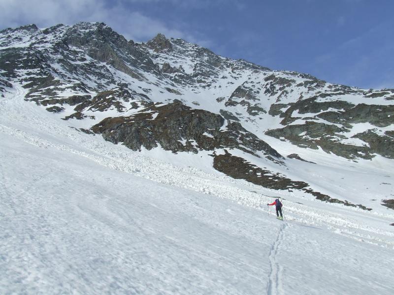 #4 Col du midi de Bellecote : on s Col du midi de Bellecote : on s'approche tout doucement de l'entrée du couloir