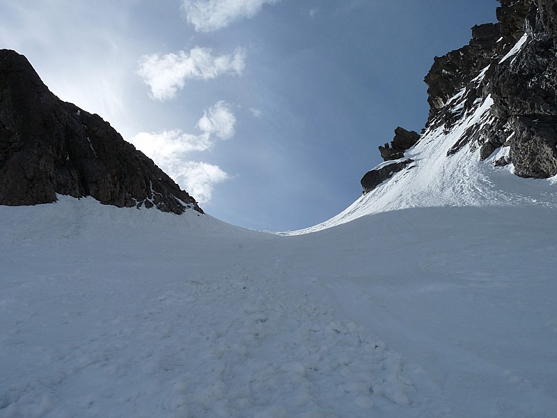 #5 La 1ere pente. : Vue d La 1ere pente. : Vue d'en bas.
