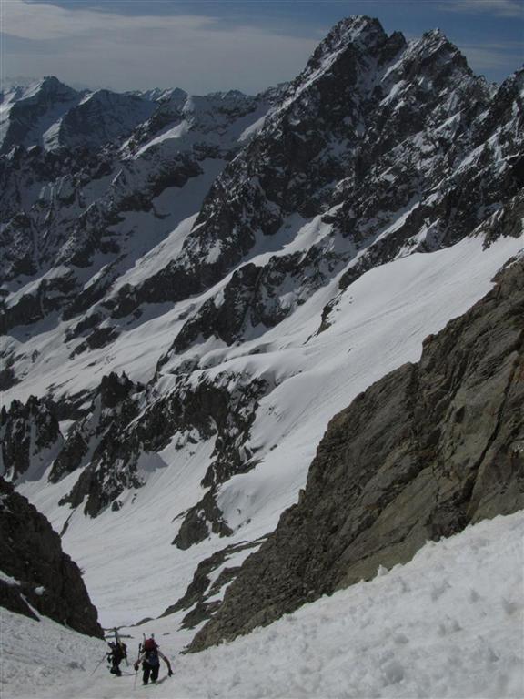 #3 à la montée : dans le couloir à 3250 m à la montée : dans le couloir à 3250 m