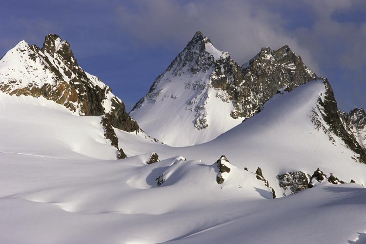 #12 Dent de Bertol : à l Dent de Bertol : à l'arrière-plan, les Bouquetins d'Arolla