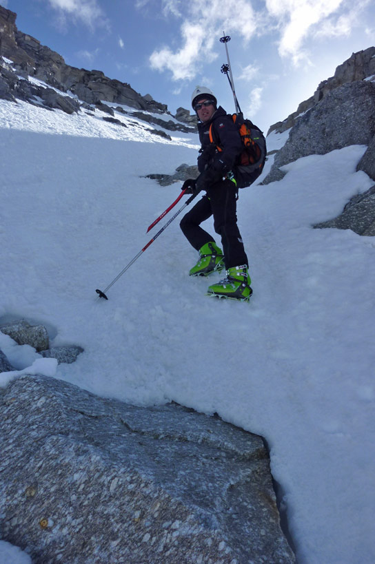 #6 Face Ouest : Enfin un peu de neige dure ! Face Ouest : Enfin un peu de neige dure !