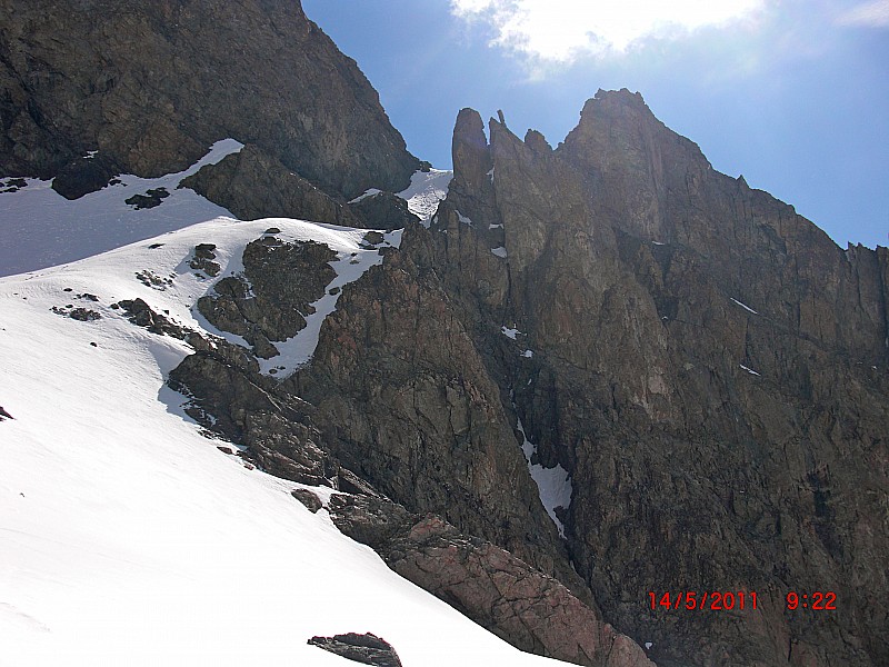 #5 La vire : qui ramene vers Monêtier. La vire : qui ramene vers Monêtier.