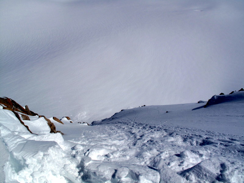 #4 Le haut de la pente : On a fait tomber la corniche, c Le haut de la pente : On a fait tomber la corniche, c'est raide