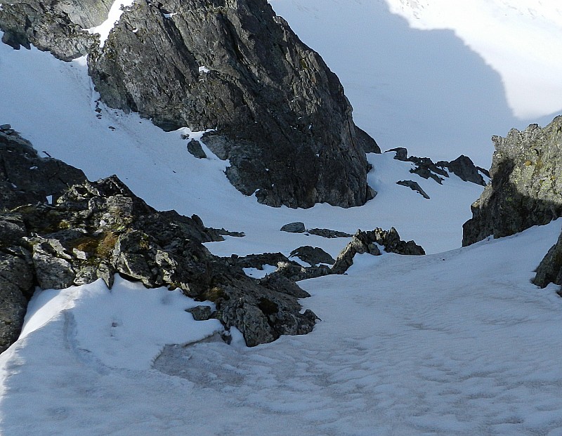 #4 breche d breche d'Argentière : vue sur la Breche