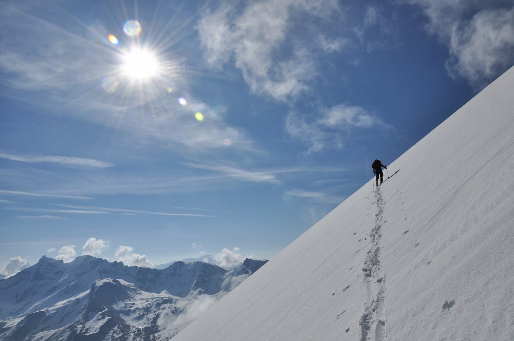 Pointe des Mines : Une belle petite couche de neige bien pure, pour le plaisir des yeux