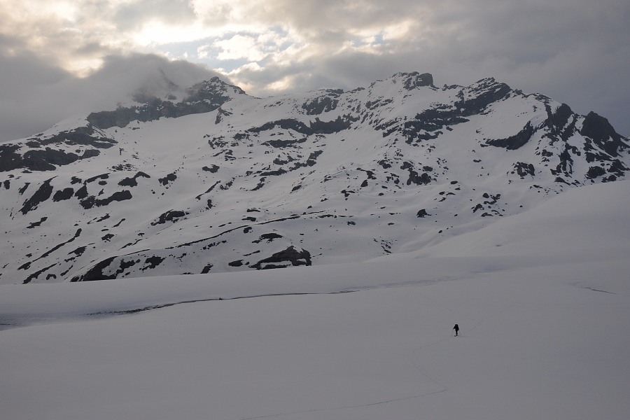 Glacier de la Glairetta : Nuages du matin