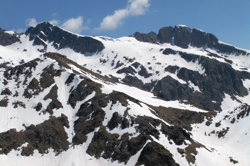 #2 Vue du sommet : Cime du Mercantour, Guilié, Ruine Vue du sommet : Cime du Mercantour, Guilié, Ruine