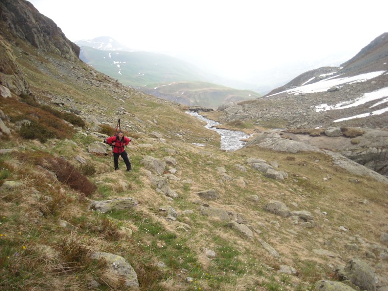 redescente au col du Glandon : la plénitude après cette journée de feu!!