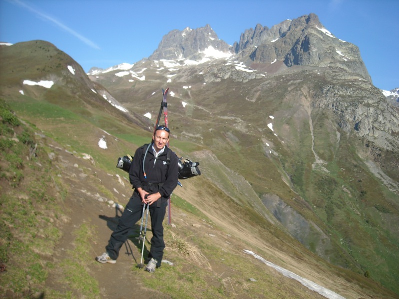 aiguilles argentière : ça y est, on est parti!!