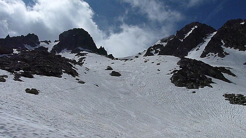 #11 Le pas : à D,le sommet et le couloir. Le pas : à D,le sommet et le couloir.