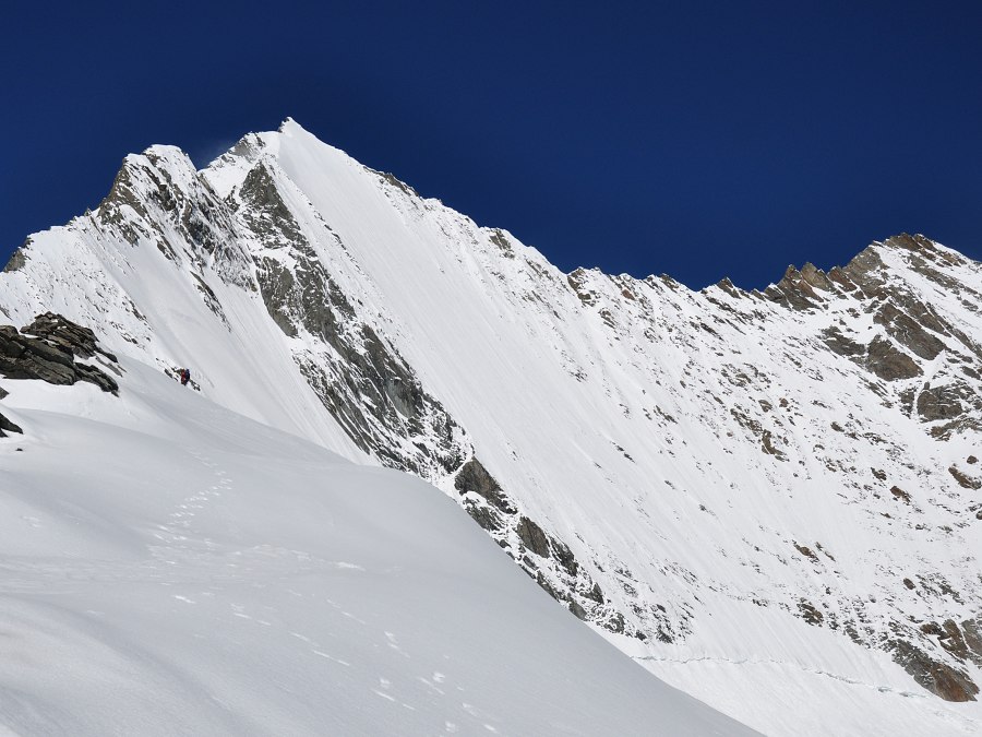 Lenzspitze : Dernier coup d'oeil avant de partir