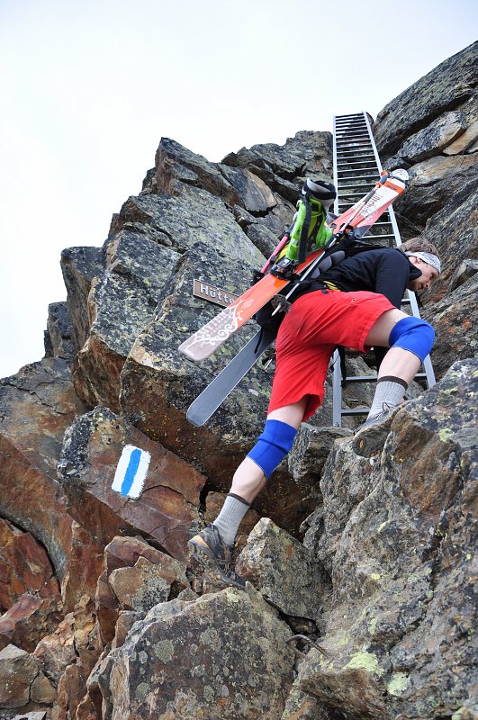 Arête du Schwartzhorn : Mais qu'est-ce qu'on fait avec ce matos?