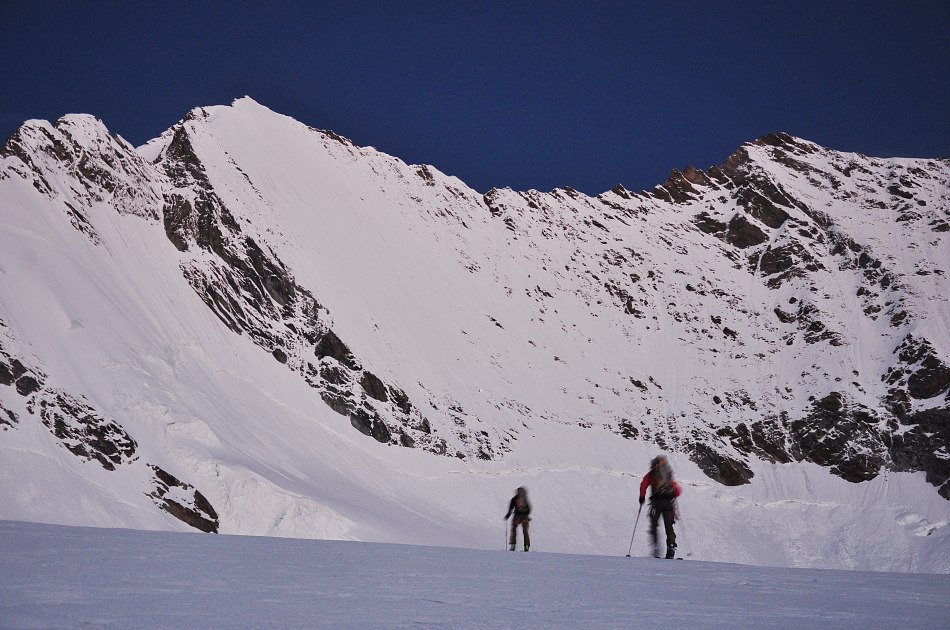 Lenzspitze : En route, encore pleins d'espoir