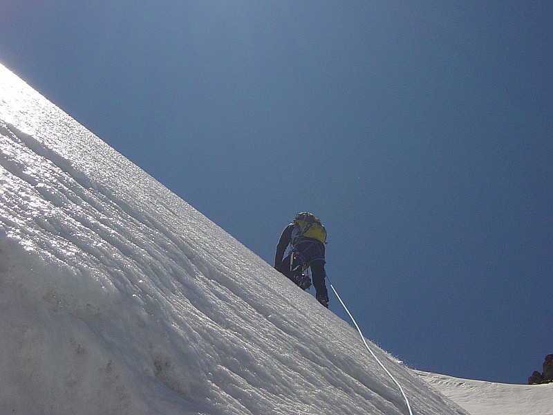 #5 Ascension pic de la grave : Pas très skiable ...la glace est juste là. Ascension pic de la grave : Pas très skiable ...la glace est juste là.
