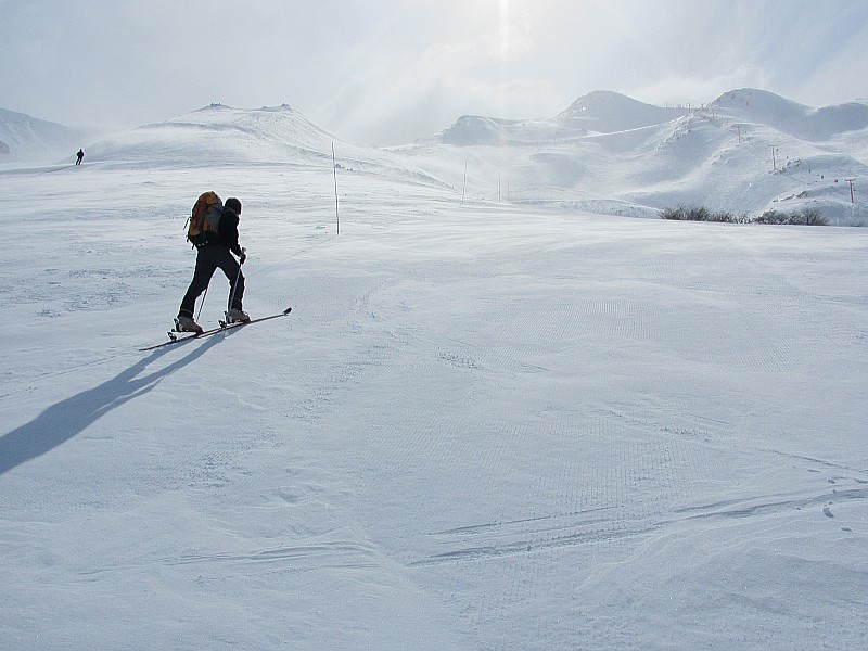 #2 Au départ : Au départ en remontant les pistes bien ventées Au départ : Au départ en remontant les pistes bien ventées