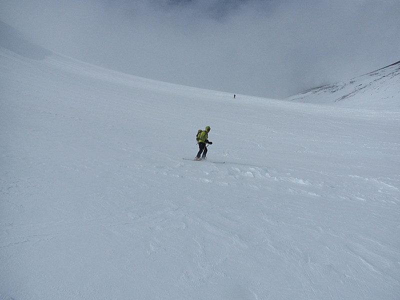 Descente : Marie-Christine dans la descente