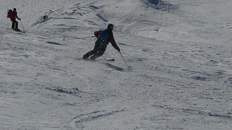#13 Descente : Didier en cours de descente Descente : Didier en cours de descente