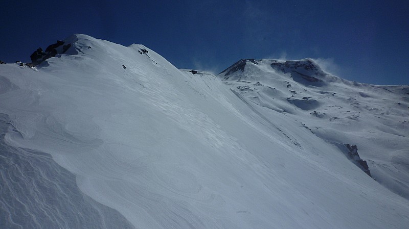 Le versant sud du volcan Chillan Viejo