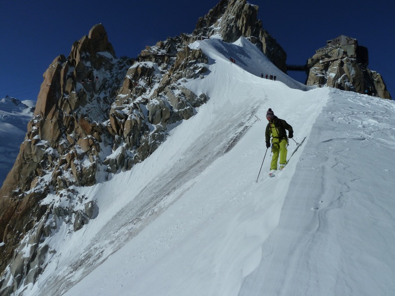 Cedric sous l'arete