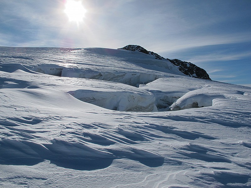 Crevasses : Haut du glacier du Grand